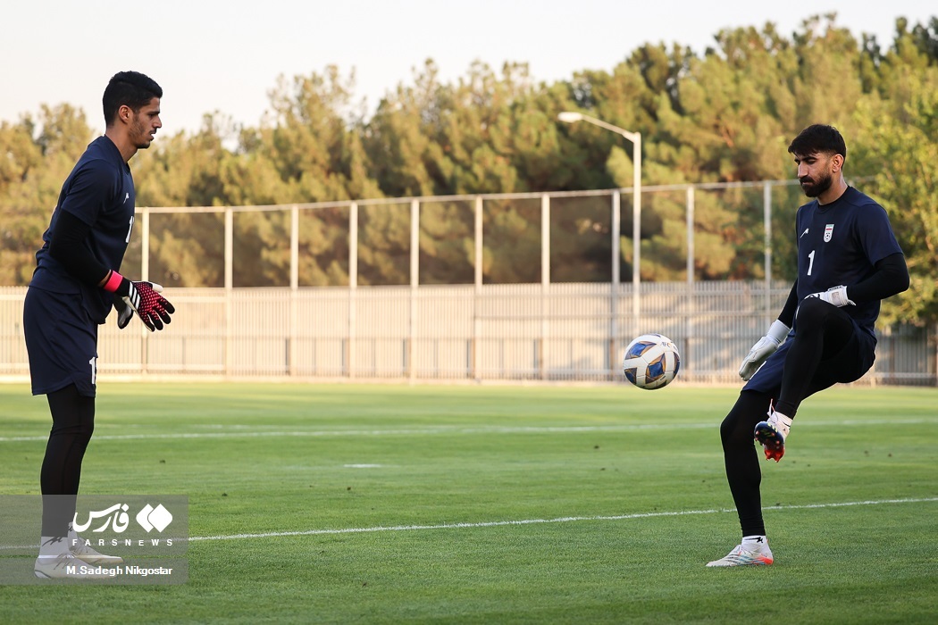 تصاویر: تمرین تیم ملی فوتبال