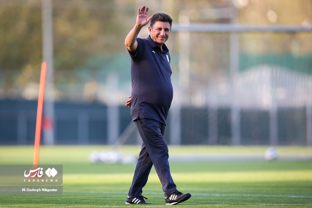 تصاویر: تمرین تیم ملی فوتبال