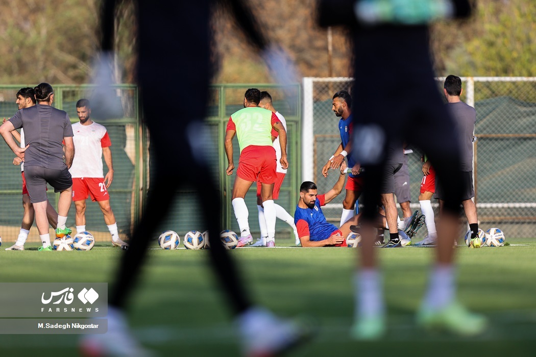 تصاویر: تمرین تیم ملی فوتبال