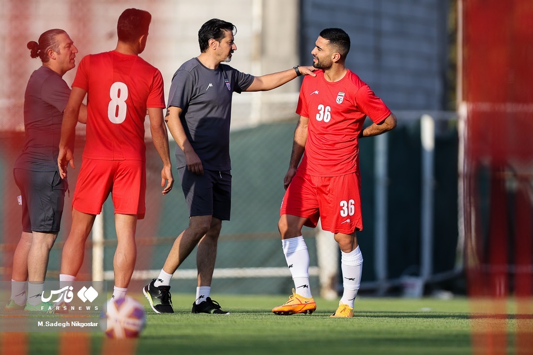 تصاویر: تمرین تیم ملی فوتبال