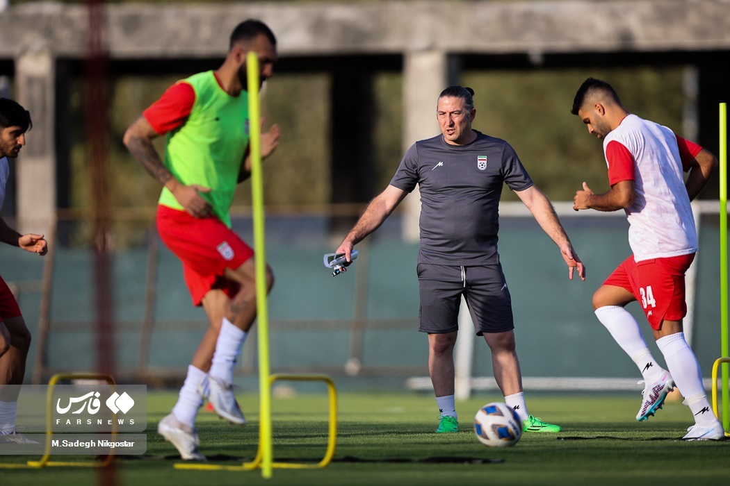 تصاویر: تمرین تیم ملی فوتبال
