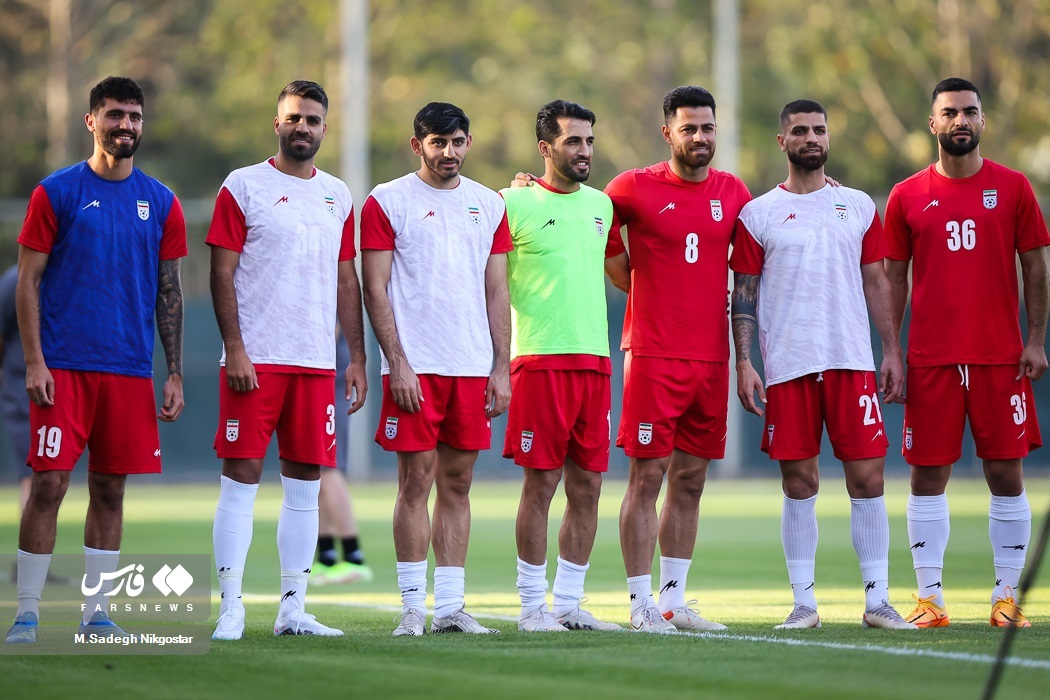 تصاویر: تمرین تیم ملی فوتبال