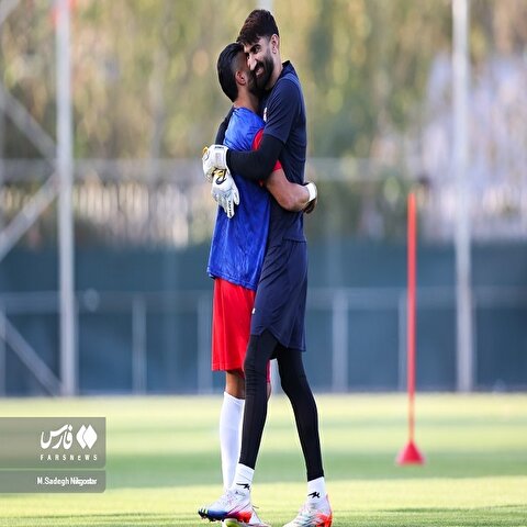 تصاویر: تمرین تیم ملی فوتبال