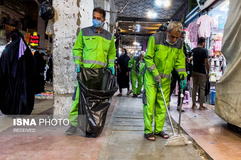 تصاویر: خدمت رسانی پاکبانان شهرداری تهران در نجف و کربلا
