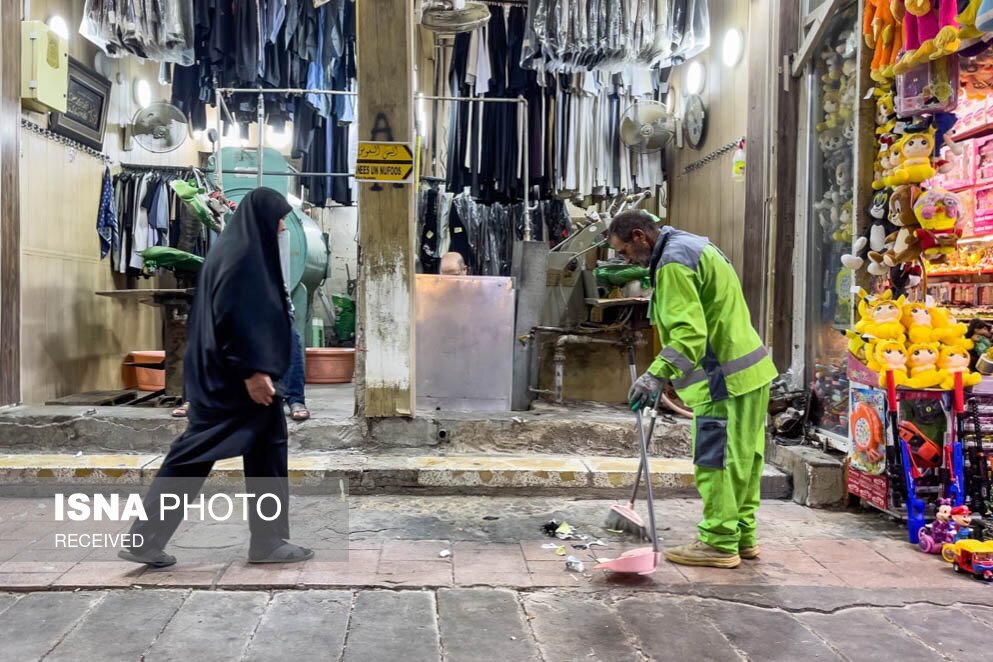تصاویر: خدمت رسانی پاکبانان شهرداری تهران در نجف و کربلا