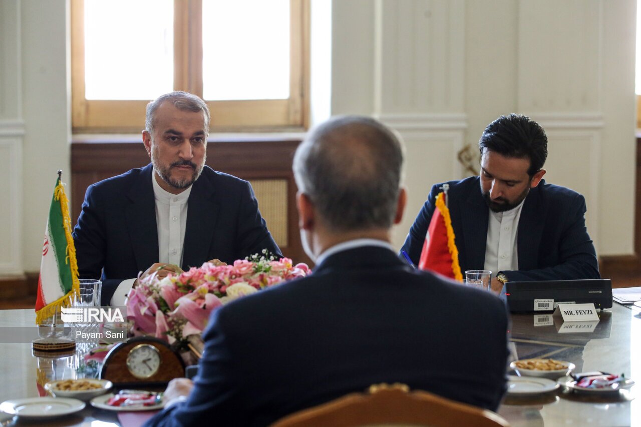 تصاویر: دیدار وزرای خارجه ترکیه و ایران