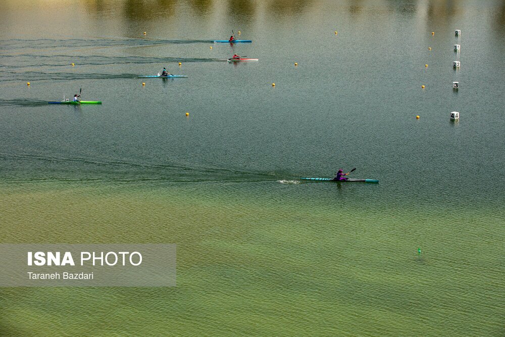 تصاویر: مسابقات المپیاد استعداد‌های برتر قایقرانی بانوان کشور