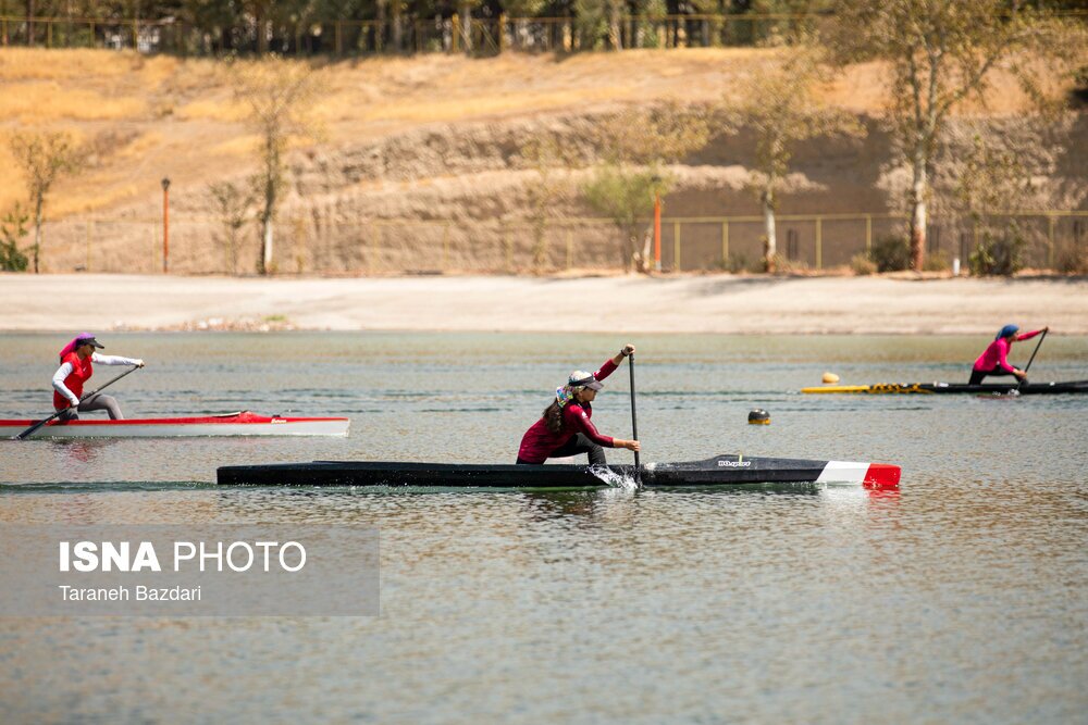 تصاویر: مسابقات المپیاد استعداد‌های برتر قایقرانی بانوان کشور