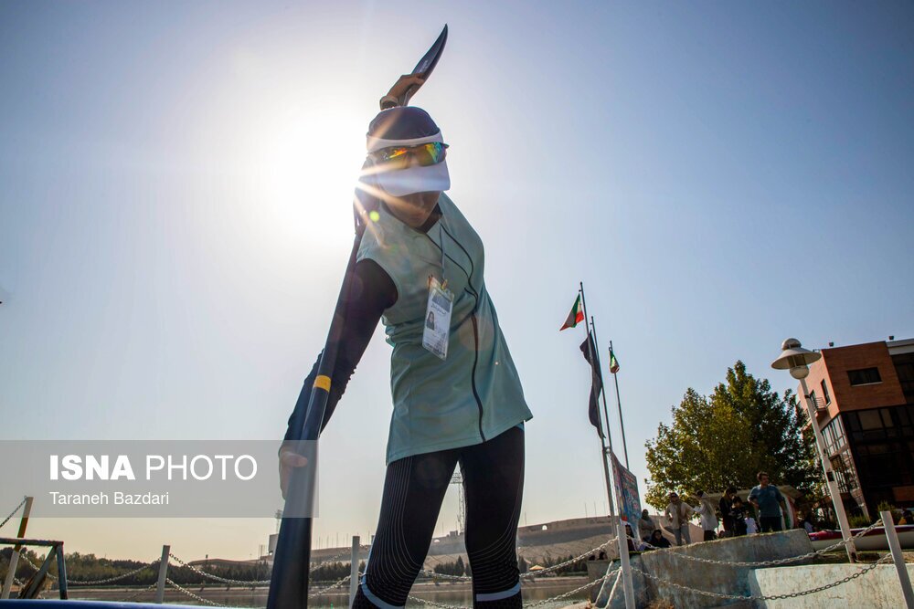 تصاویر: مسابقات المپیاد استعداد‌های برتر قایقرانی بانوان کشور