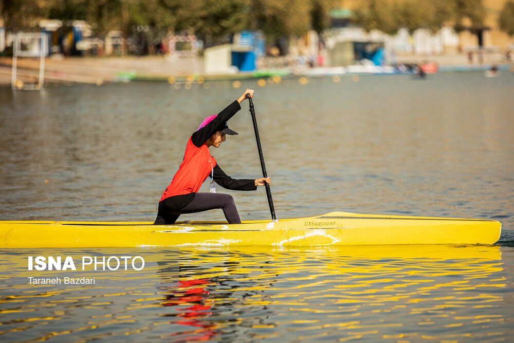 تصاویر: مسابقات المپیاد استعداد‌های برتر قایقرانی بانوان کشور
