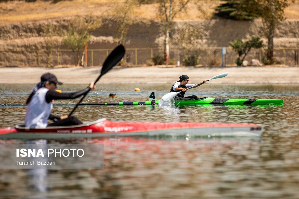 تصاویر: مسابقات المپیاد استعداد‌های برتر قایقرانی بانوان کشور