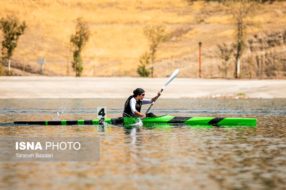 تصاویر: مسابقات المپیاد استعداد‌های برتر قایقرانی بانوان کشور