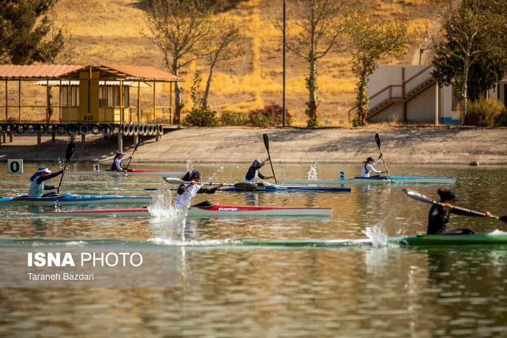 تصاویر: مسابقات المپیاد استعداد‌های برتر قایقرانی بانوان کشور