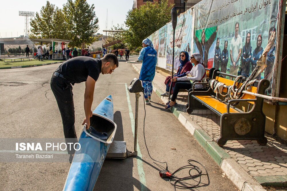 تصاویر: مسابقات المپیاد استعداد‌های برتر قایقرانی بانوان کشور