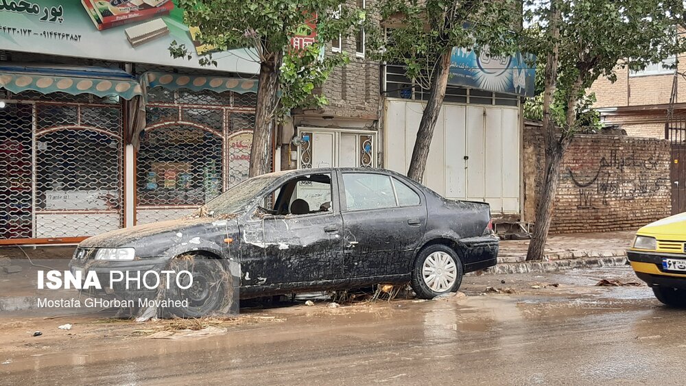 تصاویر: خسارات ناشی از سیل در شهرستان اهر