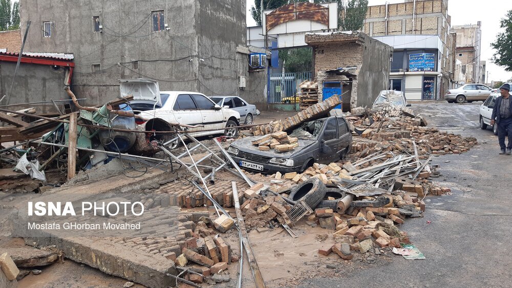 تصاویر: خسارات ناشی از سیل در شهرستان اهر