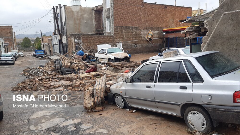 تصاویر: خسارات ناشی از سیل در شهرستان اهر