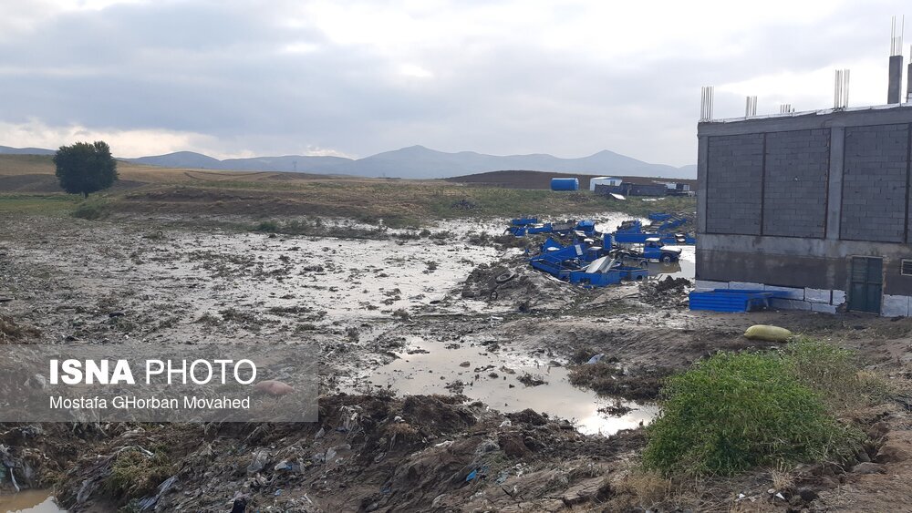 تصاویر: خسارات ناشی از سیل در شهرستان اهر
