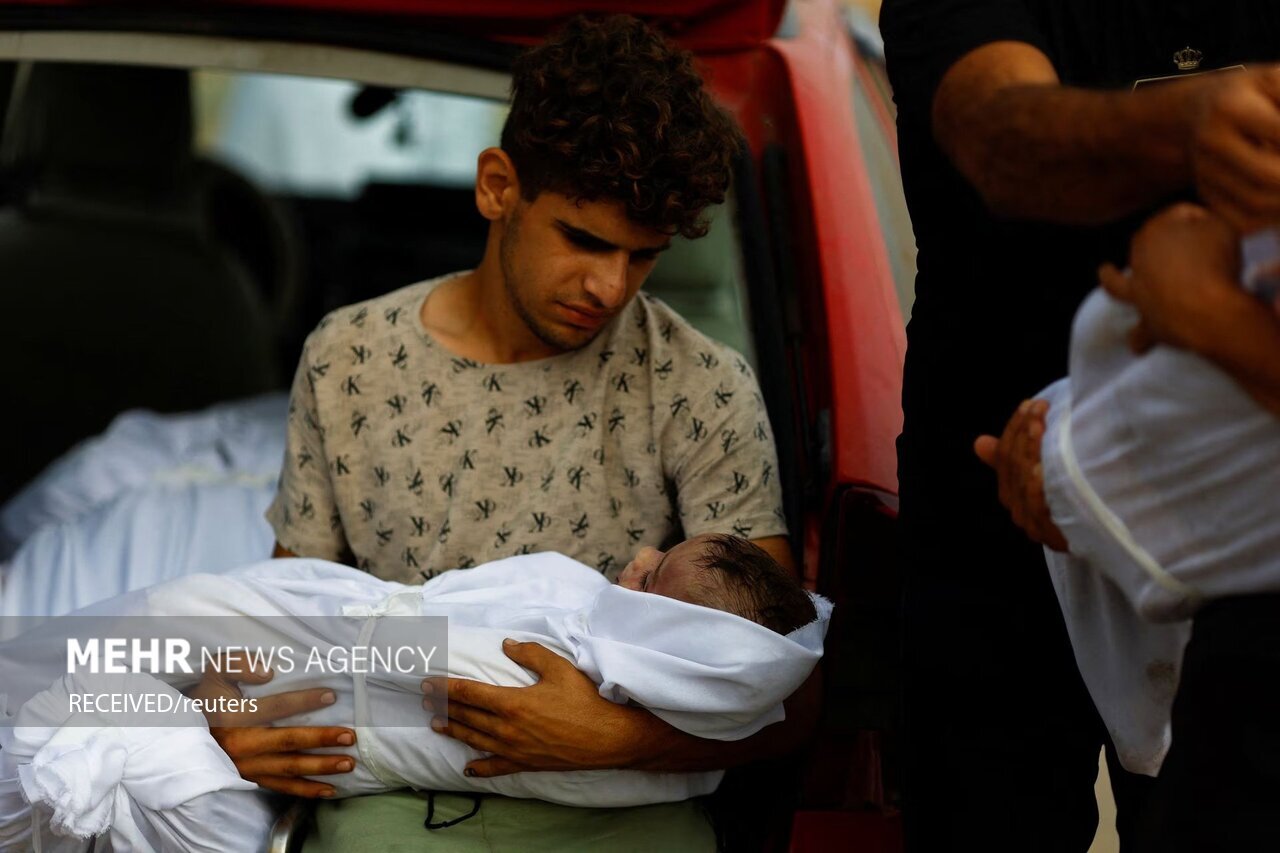 تصاویر: تشییع پیکر شهدای غزه