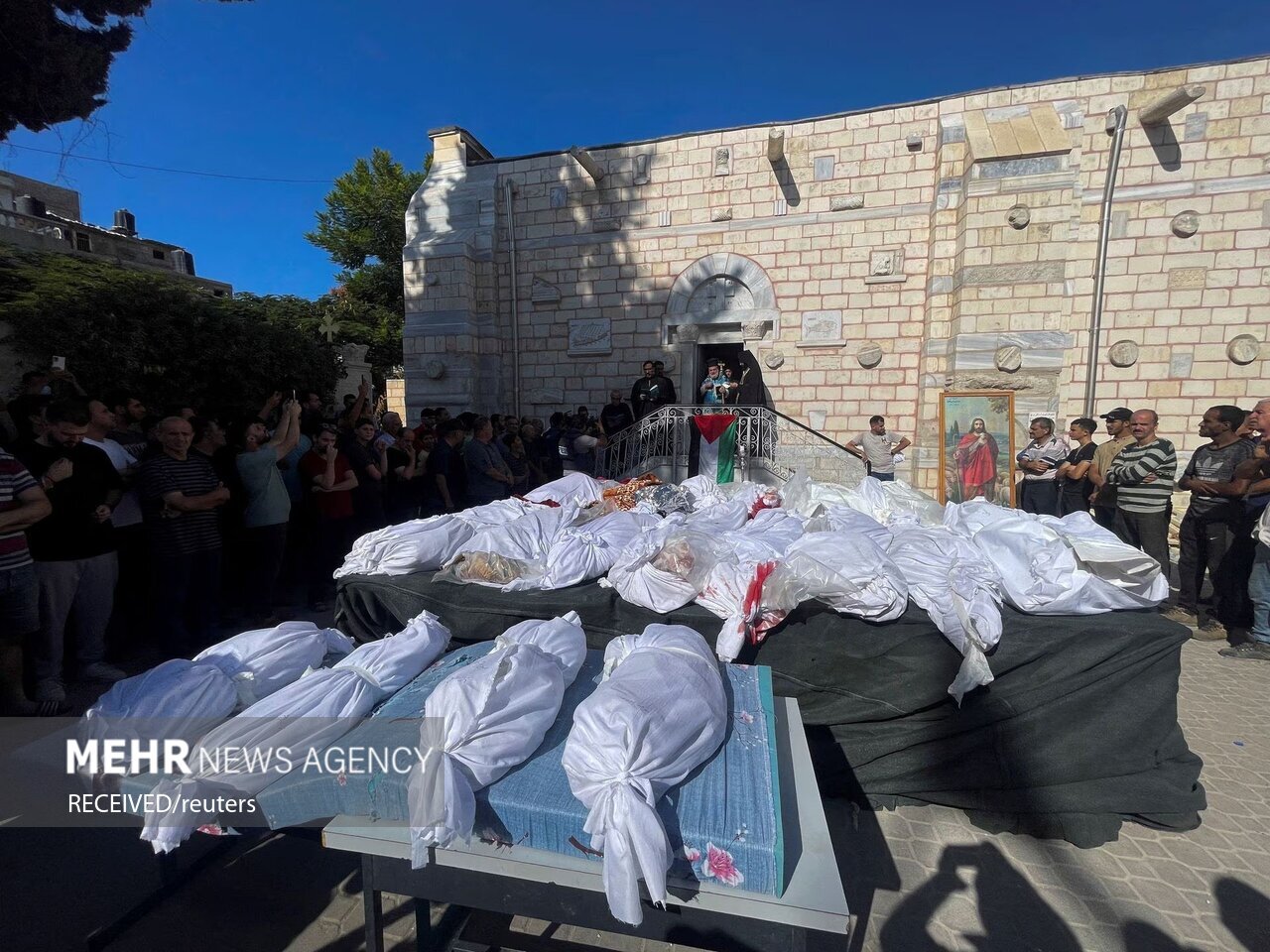 تصاویر: تشییع پیکر شهدای غزه