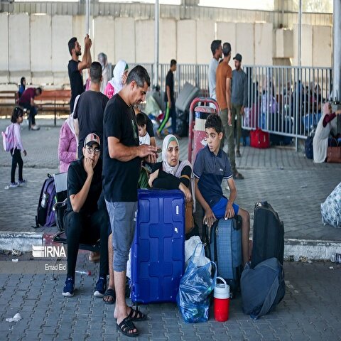 تصاویر: بازگشایی گذرگاه رفح