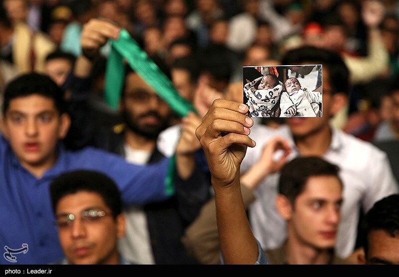 تصاویر:  دیدار دانش‌آموزان و دانشجویان با مقام معظم رهبری