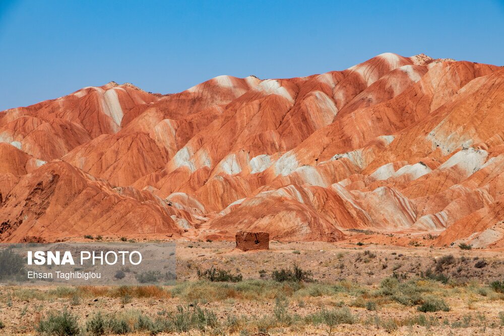 تصاویر: کوه‌های رنگین کمانی زنجان