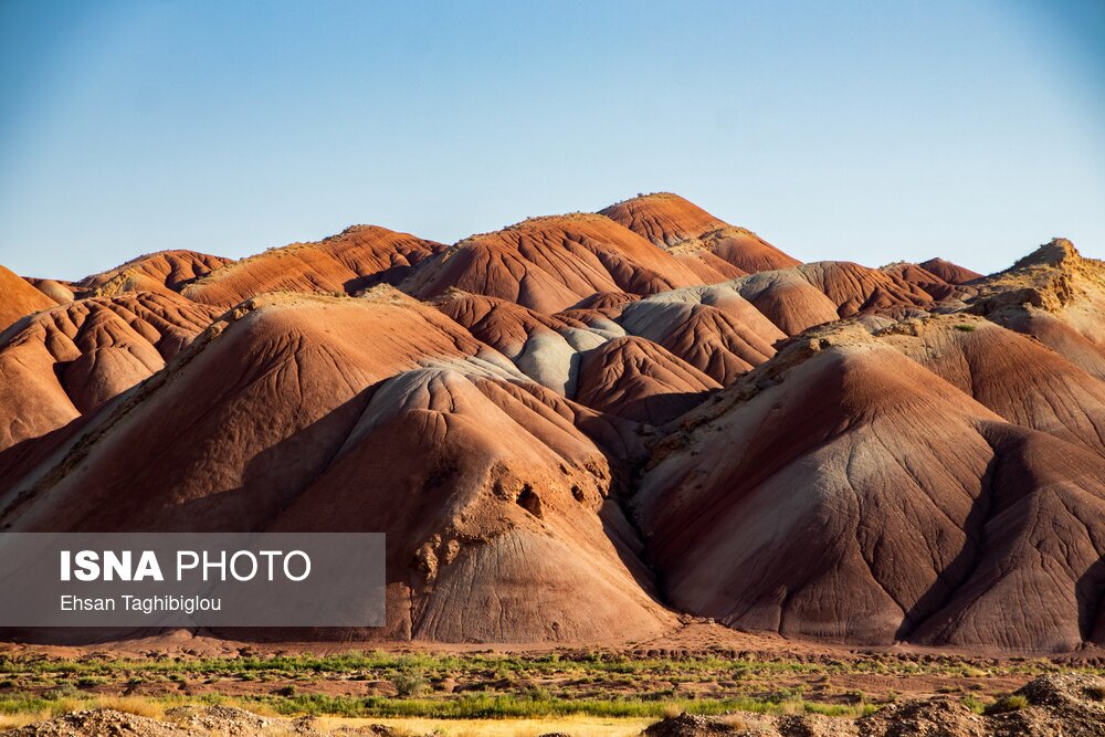 تصاویر: کوه‌های رنگین کمانی زنجان