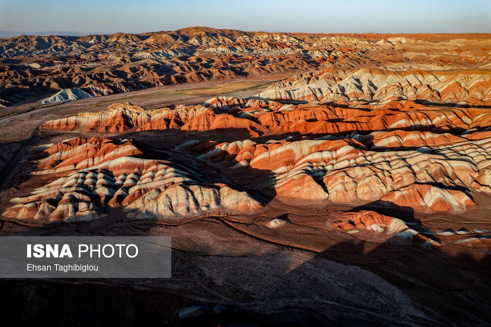 تصاویر: کوه‌های رنگین کمانی زنجان