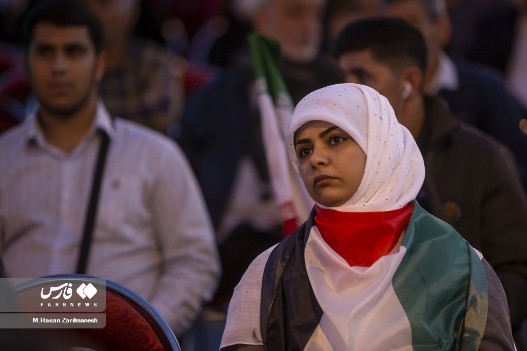 تصاویر: پخش سخنرانی دبیر کل حزب الله در تهران