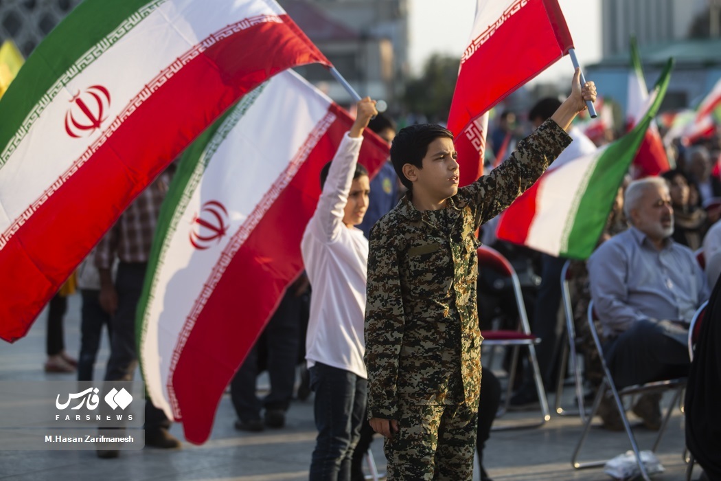 تصاویر: پخش سخنرانی دبیر کل حزب الله در تهران