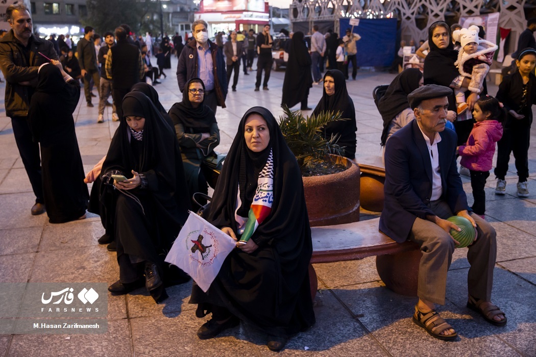 تصاویر: پخش سخنرانی دبیر کل حزب الله در تهران