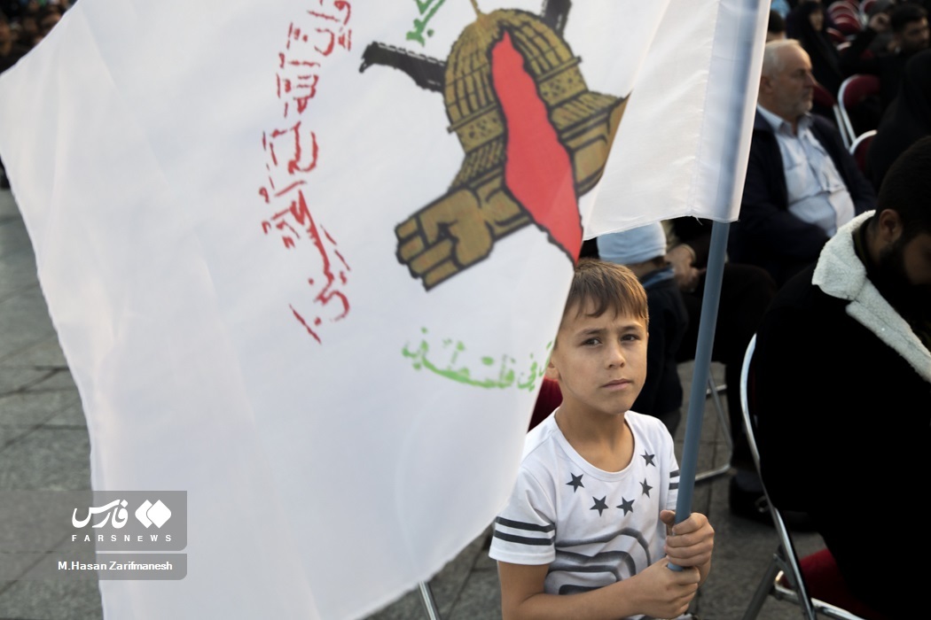 تصاویر: پخش سخنرانی دبیر کل حزب الله در تهران