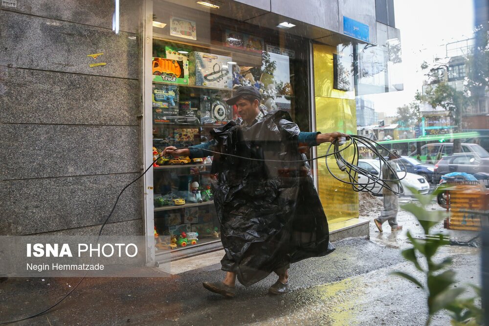 تصاویر: باران پاییزی تهران