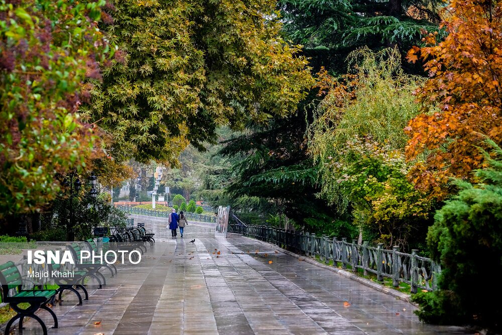 تصاویر: باران پاییزی تهران