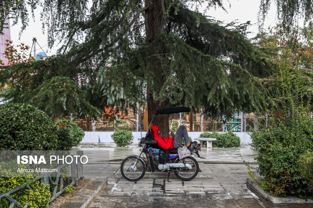 تصاویر: باران پاییزی تهران