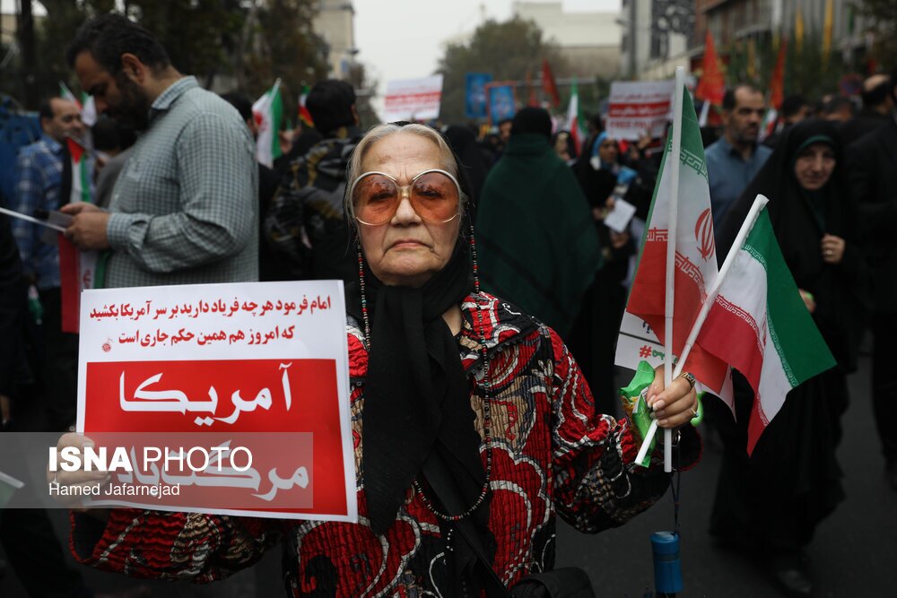 تصاویر: راهپیمایی ۱۳ آبان در سراسر کشور