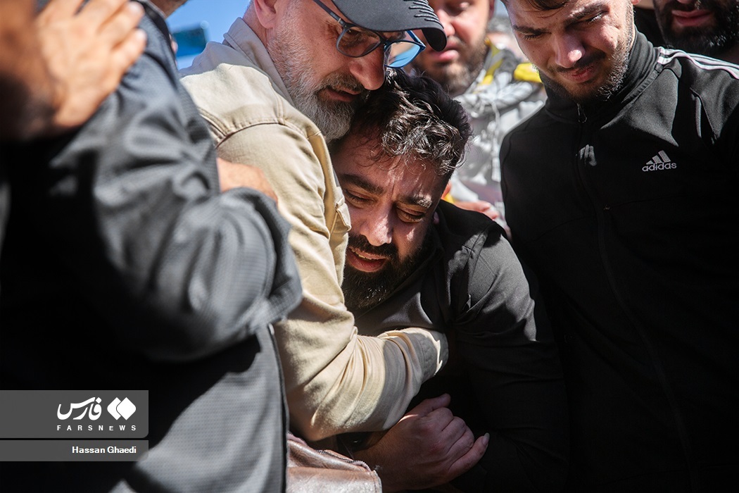 تصاویر: تشییع پیکر کودکان شهید لبنانی