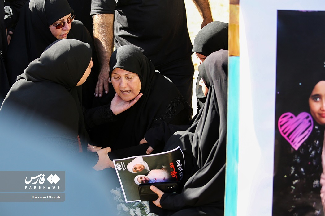 تصاویر: تشییع پیکر کودکان شهید لبنانی