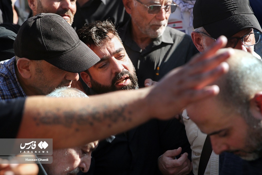 تصاویر: تشییع پیکر کودکان شهید لبنانی