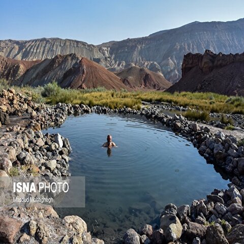 تصاویر: چشمه‌های معدنی آبگرم سمنان