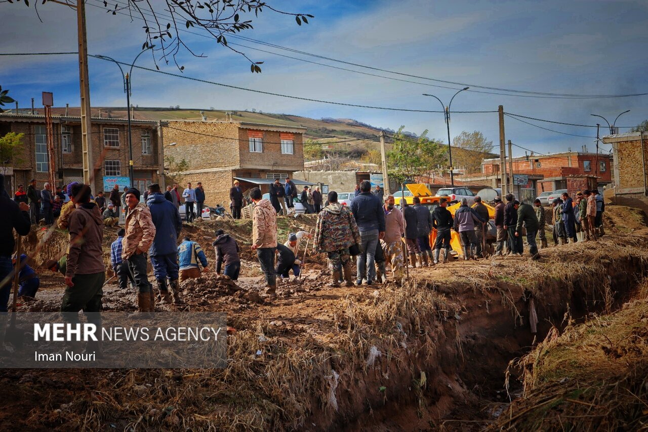 تصاویر: خسارات سیل در «کالپوش»