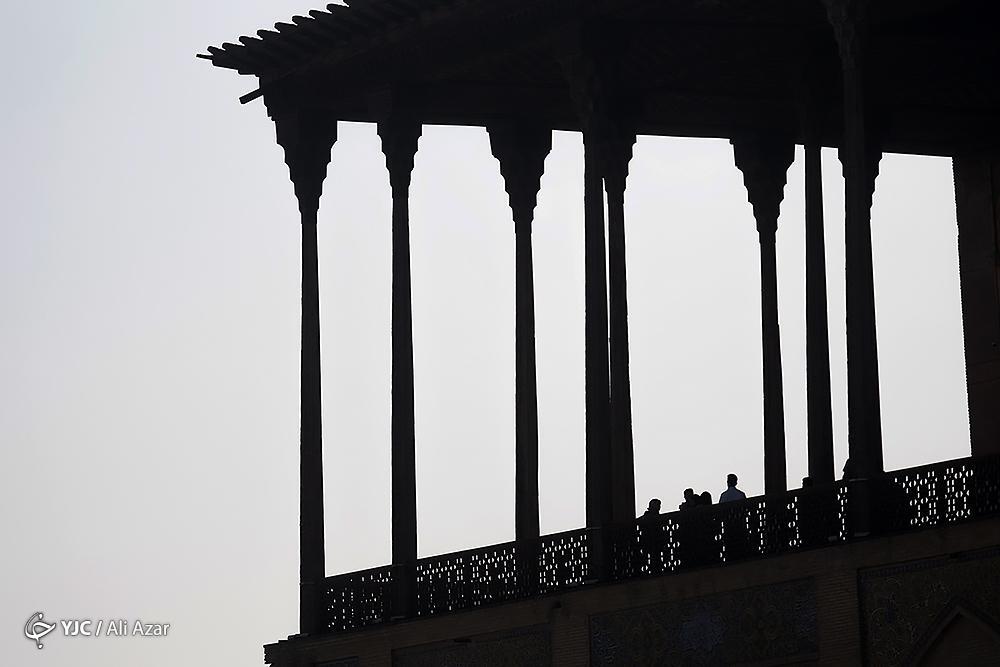 تصاویر: آلودگی هوای اصفهان در حالت هشدار