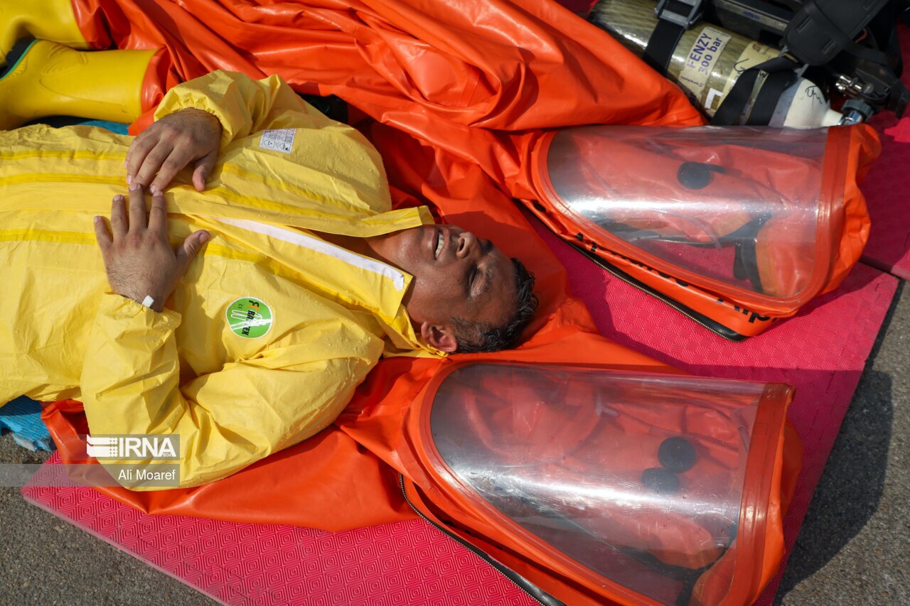 تصاویر: رزمایش ترکیبی مدیریت بحران و پدافند غیرعامل