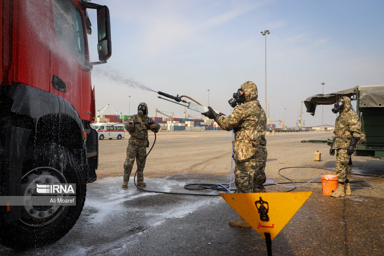 تصاویر: رزمایش ترکیبی مدیریت بحران و پدافند غیرعامل