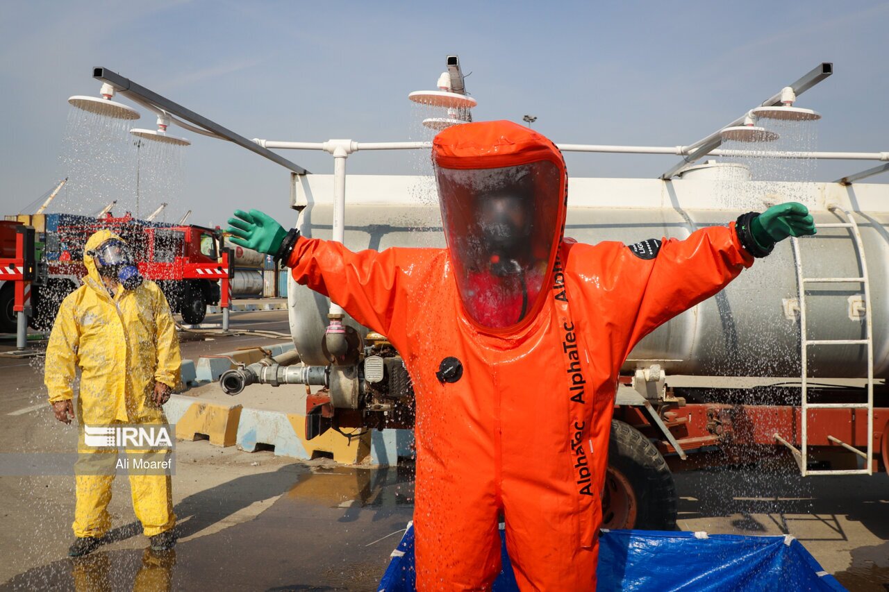 تصاویر: رزمایش ترکیبی مدیریت بحران و پدافند غیرعامل