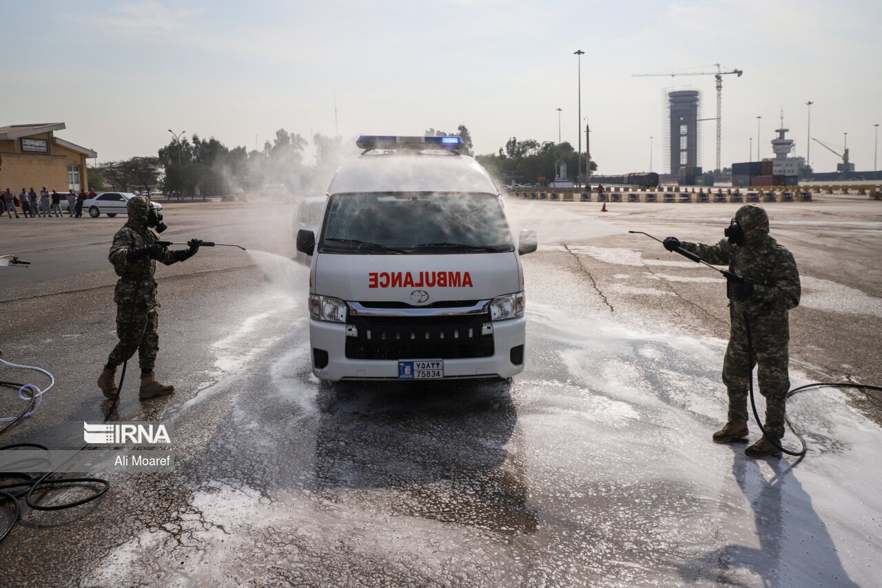 تصاویر: رزمایش ترکیبی مدیریت بحران و پدافند غیرعامل