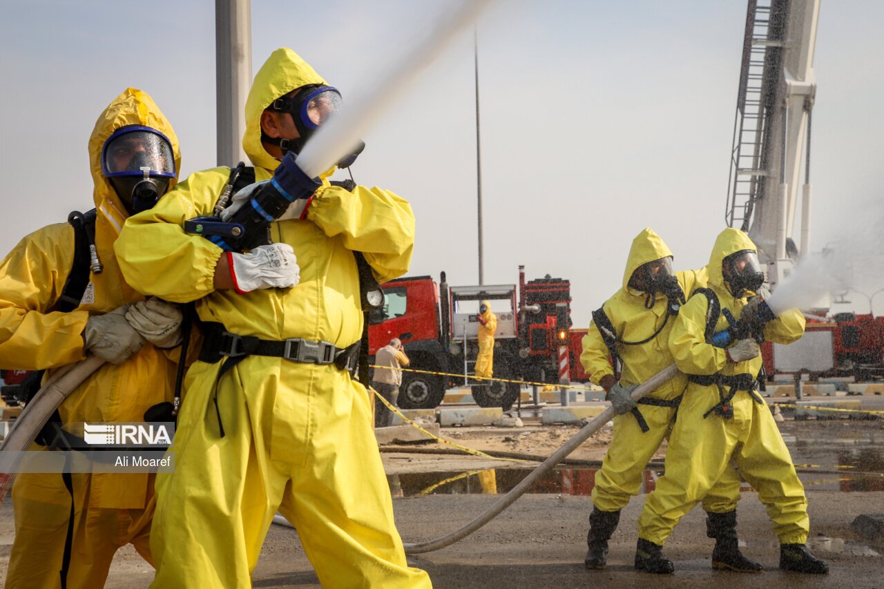 تصاویر: رزمایش ترکیبی مدیریت بحران و پدافند غیرعامل