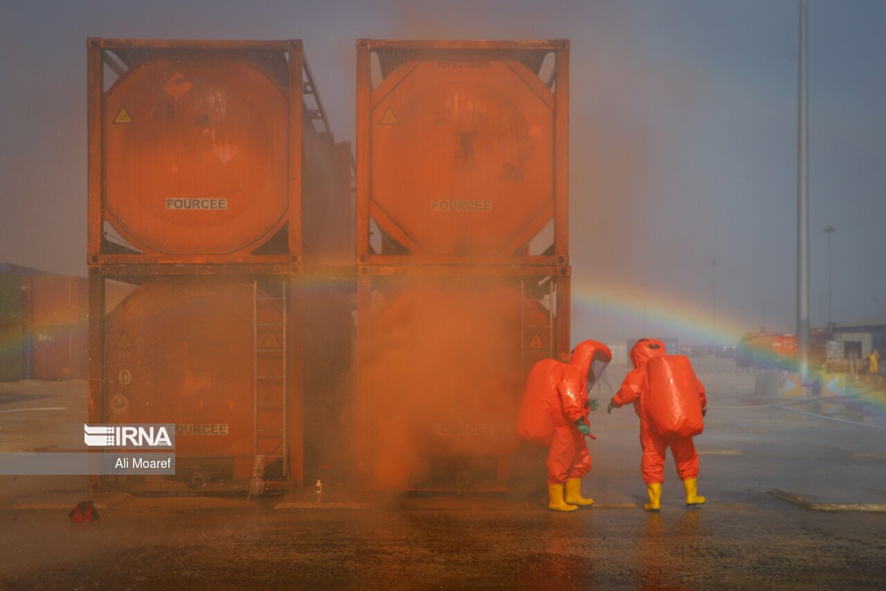 تصاویر: رزمایش ترکیبی مدیریت بحران و پدافند غیرعامل