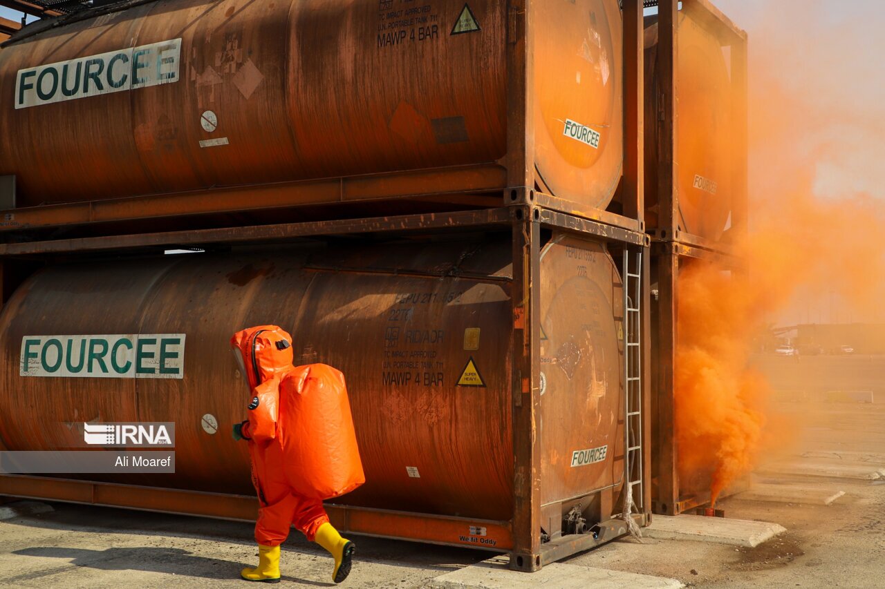 تصاویر: رزمایش ترکیبی مدیریت بحران و پدافند غیرعامل